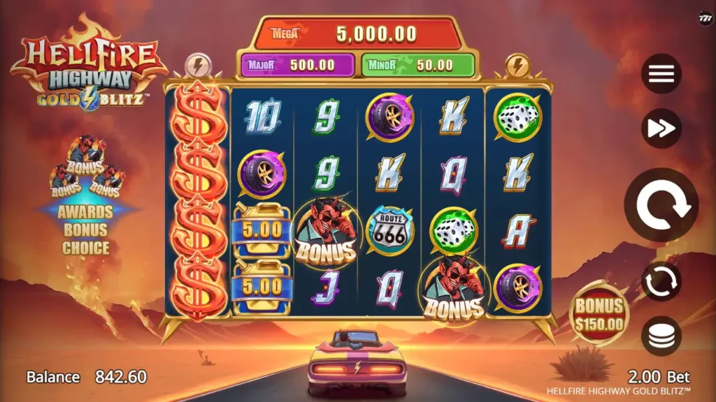 Hellfire Highway Gold Blitz S1