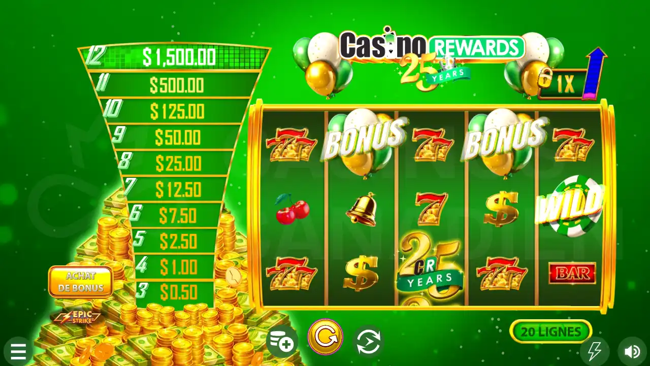 Casino Rewards 25 Years - Gameplay01